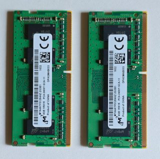 Kit 8GB RAM DDR4 2400MHz Portátil (2x4GB) Micron