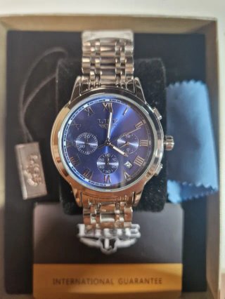 Reloj LIGE cronógrafo azul