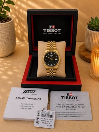 Reloj Tissot Ballade 40mm Oro y Negro