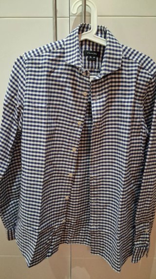Camisa cuadros azul Emidio Tucci