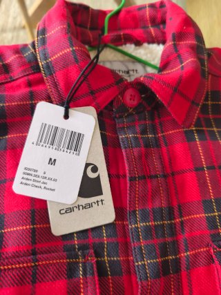 Chaqueta Carhartt Arden Shirt Roja sin estrenar