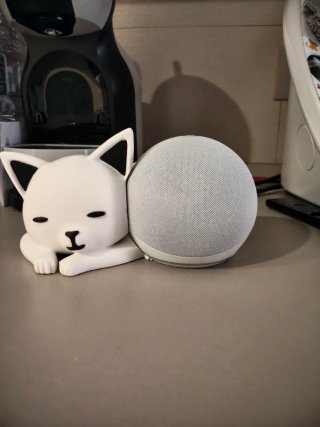Supporto per Alexa a forma di gatto