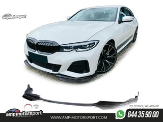 SPOILER DELANTERO PARA BMW SERIE 3 G20/21 2018-2022 NEGRO BRILLO