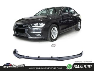 SPOILER DELANTERO PARA AUDI A4 B8.5 2011-2015 NEGRO BRILLO