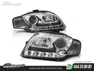 FAROS DELANTEROS LUZ DIURNA LED PARA AUDI A4 B7