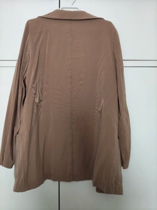 Conjunto chaqueta y pantalón elegante Marrón