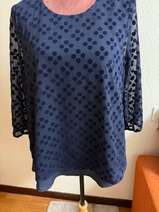 Blusa CANDA,C&A Azul marino Talla 40