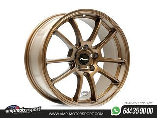 LLANTAS RACINGLINE CUP EDITION EVO 18 X 8.5 5X112 ET45 BRONZE GRUPO VAG
