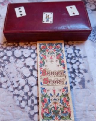 Set di carte da bridge con custodia