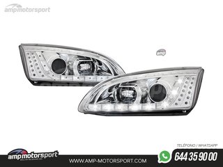 FAROS DELANTEROS LUZ DIURNA LED PARA FORD FOCUS MK2