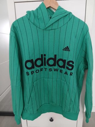 Sudadera Adidas con capucha Verde. Talla M