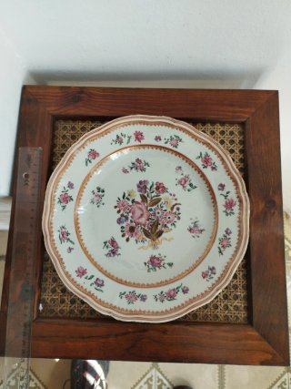 Plato de Porcelana antiguo Compañía de Indias XVII