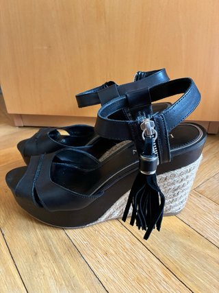 Sandalias cuña esparto Ralph Lauren
