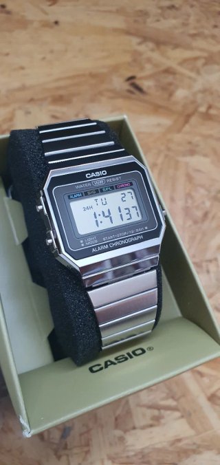 Reloj Casio Ultrafino Plateado