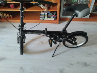 Bicicleta pieghevole nera Freyus 16"