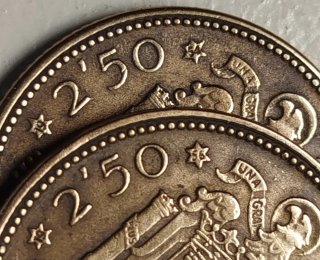2,5 Pesetas 1953*54*56
