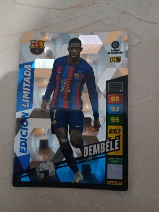 Carta Panini Adrenalyn XL Dembélé Ed. Limitada