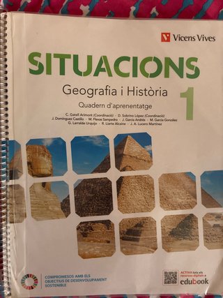 Geografia i història, 1 ESO, Situacions. Quader...