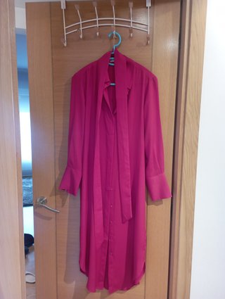 Vestido camisero rojo