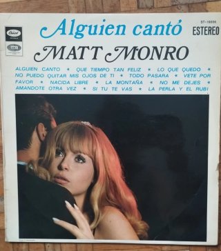 Vinilo LP Matt Monro - Alguien Cantó