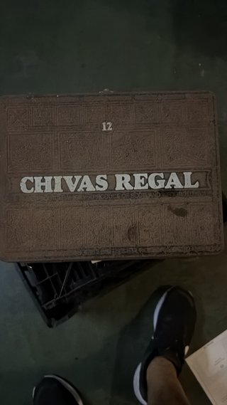 Caja Metálica Antigua Chivas Regal 12