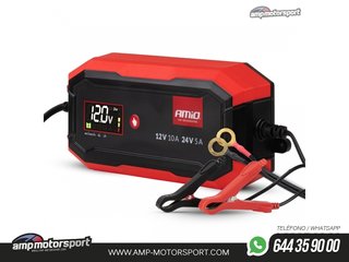 CARGADOR DE BATERÍA DIGITAL AGM GEL STD LIFEPO4 MAX 10A 12/24V PRO AMiO-04528