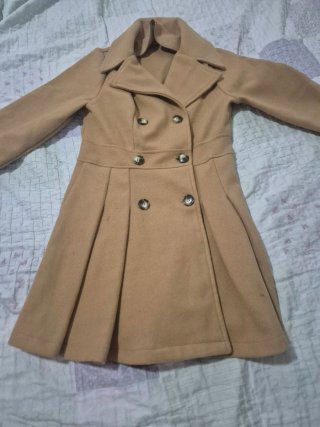 Abrigo Shein Beige Talla S