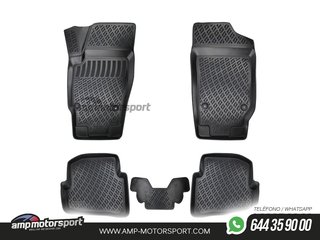 ALFOMBRILLAS DE GOMA RIZLINE PARA VOLKSWAGEN POLO 6R / 6C 2009-2017