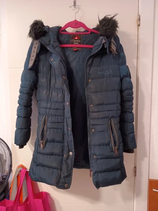 Abrigo Acolchado Canadian Peak Azul Talla Xs