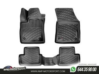 ALFOMBRILLAS DE GOMA RIZLINE PARA RENAULT MEGANE SEDAN 2016--