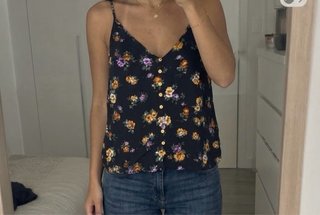 Top de tirantes estampado floral