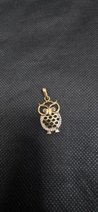 Colgante Búho de Oro 18k