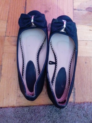 Manoletinas Negras Talla 38