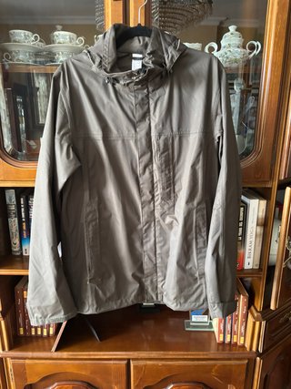Chubasquero Quechua marron oscuro Talla L