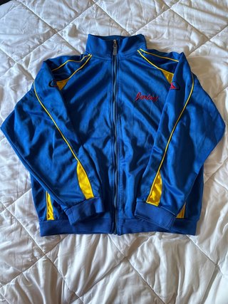 Sudadera Deportiva Azul y Amarilla