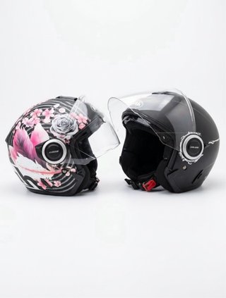 2 Cascos Moto Jet Airoh Helios talla M
