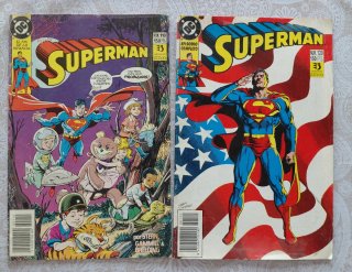 Comics Superman y Capitan America