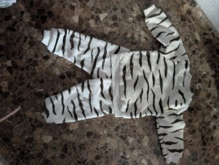 Conjunto Afelpado Estampado Cebra