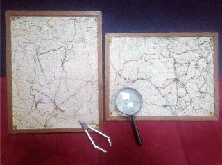 CUADROS ANTIGUOS mapas militares
