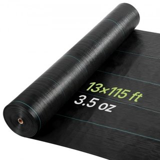 Weed Barrier Fabric Heavy Duty, 13x115FT 3.5oz Lan