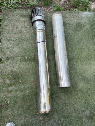 Tubos de chimenea metálicos