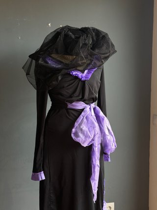 Disfraz halloween viuda negra