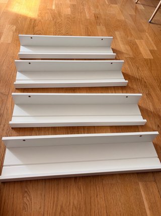 4 Estantes Mosslanda Blancos