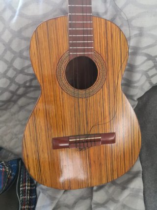 Guitarra Española con Acabado Veteado