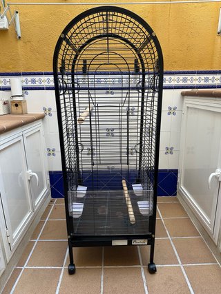 Jaula para Loros PawHut con Ruedas
