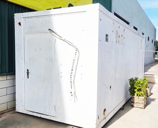 Caseta Prefabricada 14,4 m2 con Baño y Aire A.