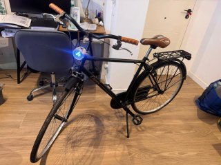 Bicicleta de paseo Coppi negra