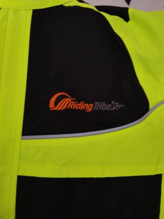 Chaqueta de Moto Riding Tribe Verde y Negra