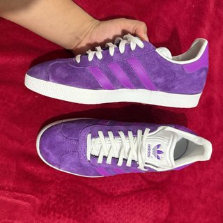 Zapatillas Adidas Gazelle Moradas Talla 41.5