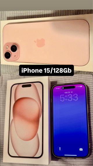 iPhone 15 128GB Rosa